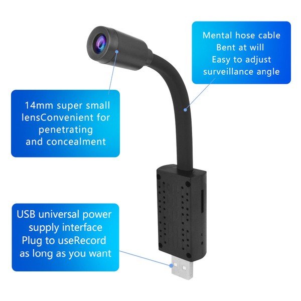 HD Mini Spy Nanny Camera Wireless Wifi IP Pinhole DIY Hidden Video DVR NVR cam - Image 5