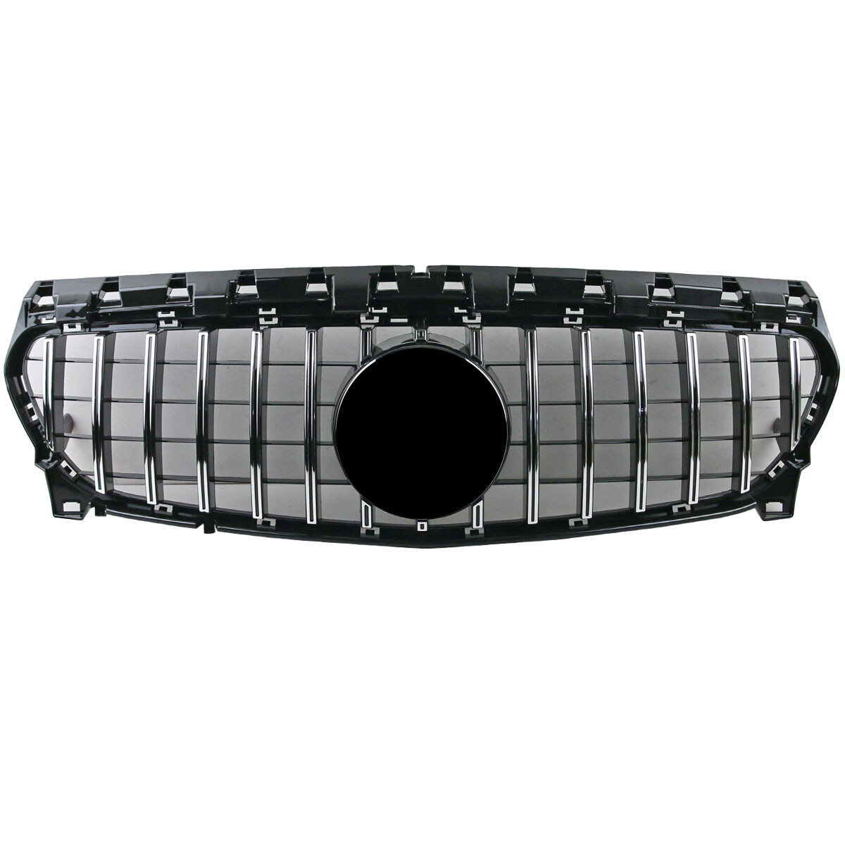 Front Chrome GT Grille For Mercedes Benz C117 CLA-Class CLA180 CLA200 2016-2019