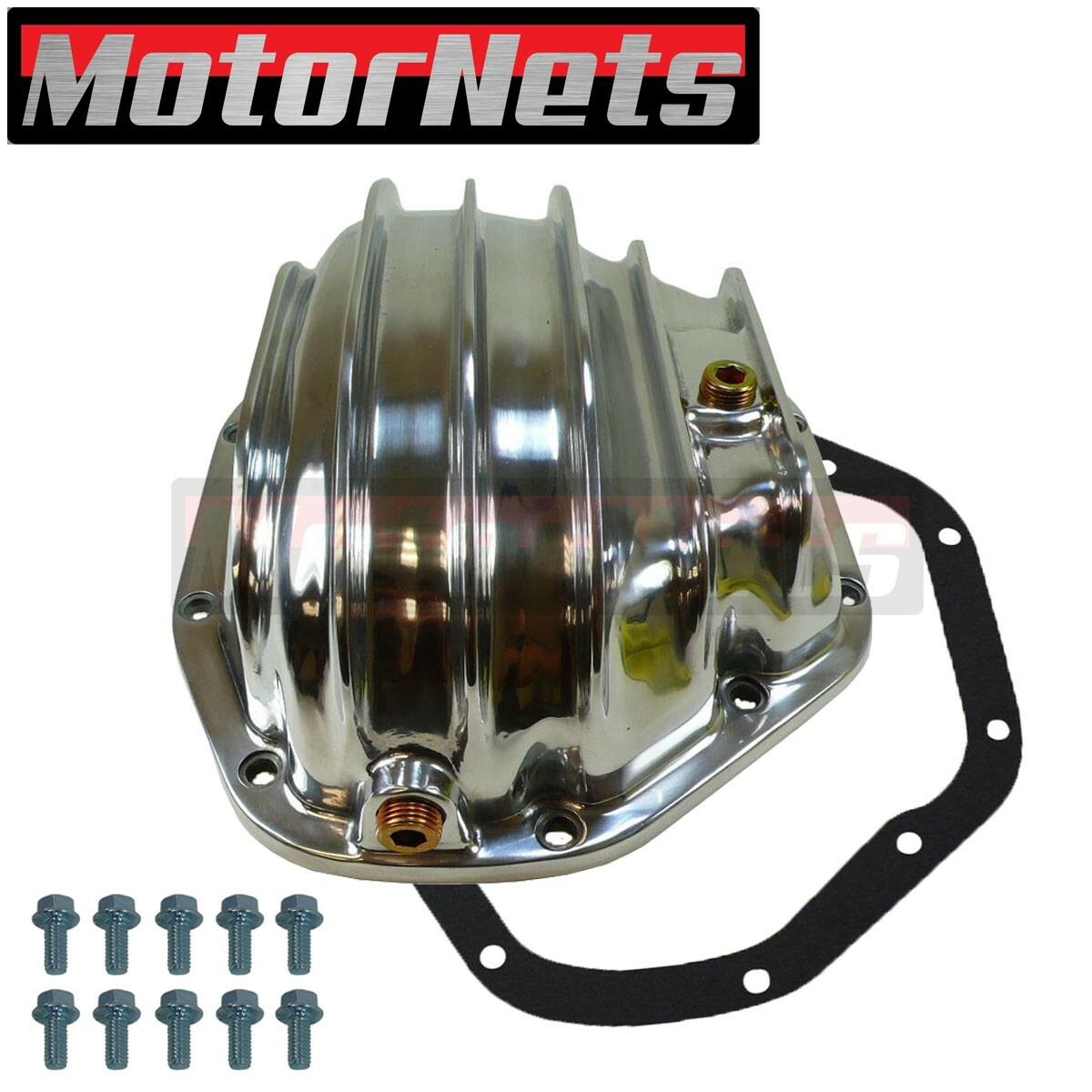 Dana 80 Polish Fin Cast Aluminum 10 Bolt Differential Cover GM Chevy Ford Dodge eBay