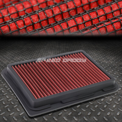 ДЛЯ 09-17 COROLLA 08-14 XD КРАСНАЯ МНОГОРАЗОВАЯ/МОЮЩАЯСЯ ВСТАВНАЯ ПАНЕЛЬ ВОЗДУШНОГО ФИЛЬТРА