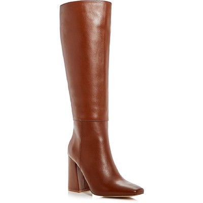 Aqua Womens Flair Leather Square Toe Dressy Knee High Boots Туфли BHFO 8545, Flair