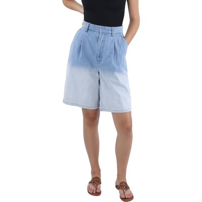 Женские синие джинсовые шорты Royalty By Maluma с высокой посадкой и легкой стиркой 30 BHFO 1812