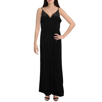 Женский комбинезон Slate & Willow с черным бархатным стихарем в рубчик 10 BHFO 7029