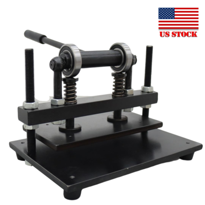 3300lbs Manual Leather Fabric Cutting Machine Die Cutter Press 6.3