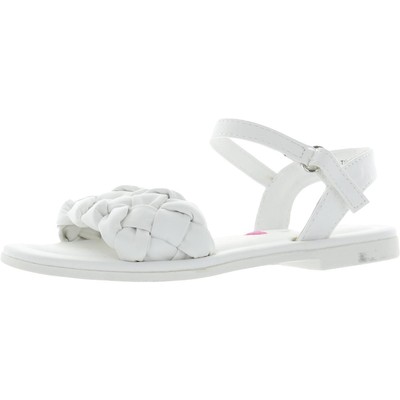 Steve Madden Girls Карина Белый ремешок на щиколотке 11 Средний (B, M) Little Kid BHFO 9651