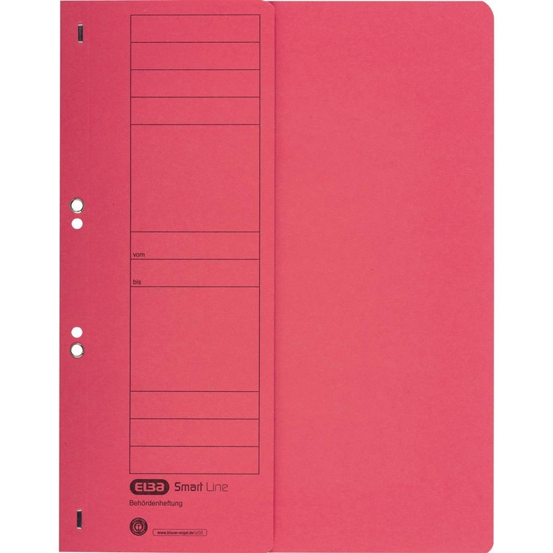 Elba ™Senhefter Aus Karton, Rot, Amtsheftung