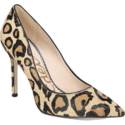 

Женские туфли-лодочки темно-коричневого цвета Sam Edelman на шпильке, ширина 9,5 дюйма (C, D, W) BHFO 7559, Nude leop brhm, Hazel