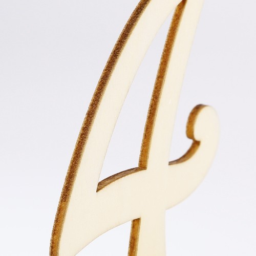 1-20 Wooden Table Numbers On Stand Ornaments Wedding Birthday Events Activities
