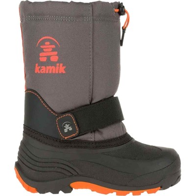 

Kamik Rocket Boot — Угольное пламя для маленьких мальчиков, 9.0, Charcoal flame, Kamik