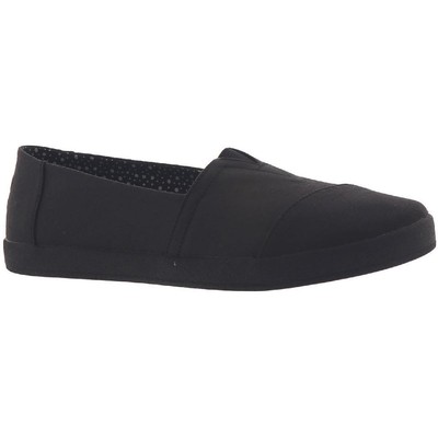 

Черные парусиновые лоферы без шнуровки Toms Avalon 9 Medium (B,M) BHFO 1666, Black coated canvas, Avalon