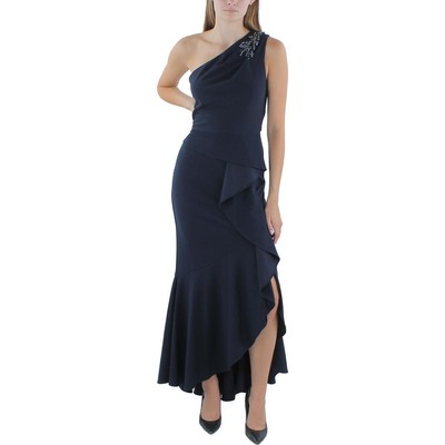 Женское темно-синее вечернее платье Papell Studio by Adrianna Papell, 10 BHFO 4007