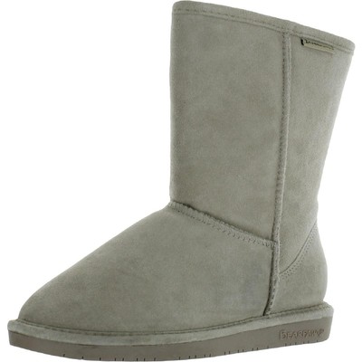 

Bearpaw Womens Emma Short White Casual Boots Shoes 8 Medium (B,M) BHFO 5511, Camel