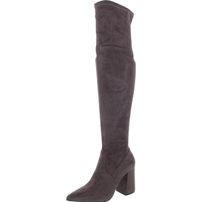 Женские сапоги до колена Steve Madden Jacoby серого цвета 7 Medium (B,M) BHFO 4300