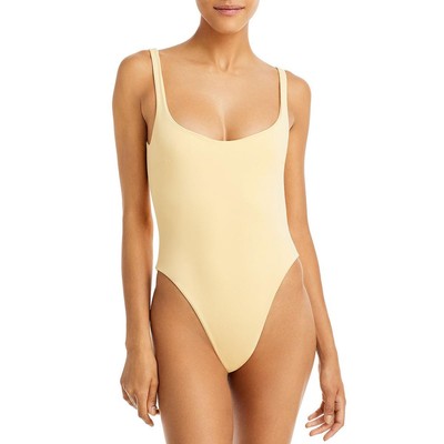 Женский цельный купальник Haight Thidu Yellow Scoop Back Beachwear S BHFO 0230