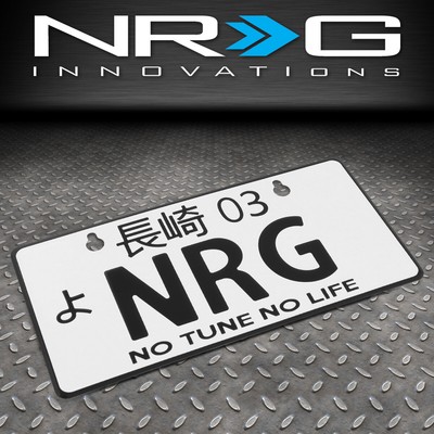 NRG INNOVATIONS MP-001-АЛЮМИНИЕВЫЙ МИНИ-НОМЕРНОЙ ЗНАК NRG NAGASAKI 03 с ПРИСОСКОЙ