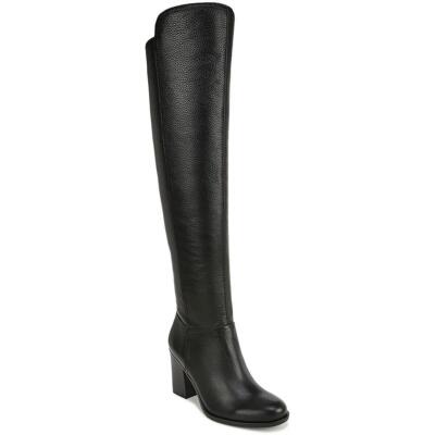 Naturalizer Womens Kyrie Black Knee-High Boots Shoes 12 Wide (C,D,W) BHFO 5645