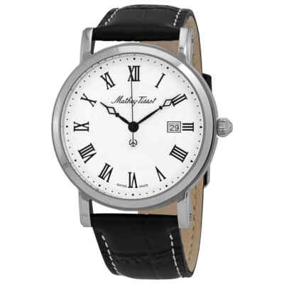 Мужские часы Mathey-Tissot City с белым циферблатом HB611251ABR