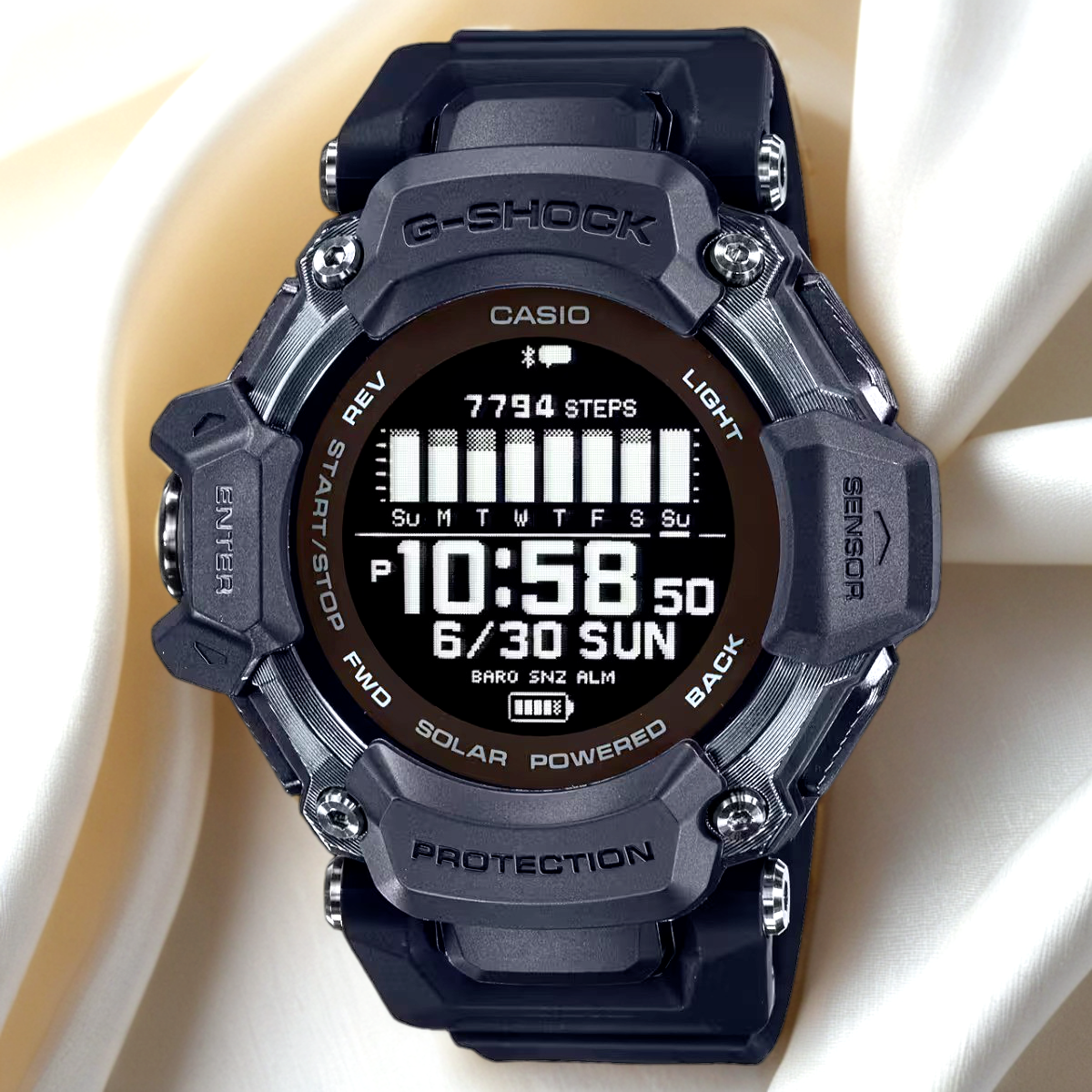 CASIO G-SHOCK GBD-H2000-1BJR Tough Watch G-SQUAD Black JAPAN Ver