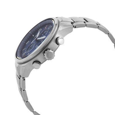 Pre-owned Citizen Chronograph Eco-drive Blue Dial Men's Watch Ca0810-88l