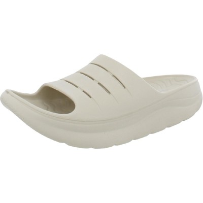 Madden Girl Womens Hawai Ivory Footbed Sandals Shoes 9 Medium (B,M) BHFO 2392