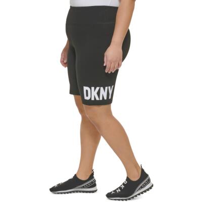 

DKNY Sport Womens Logo Fitness Running Bike Short Athletic Plus BHFO 0185, DPPS4937