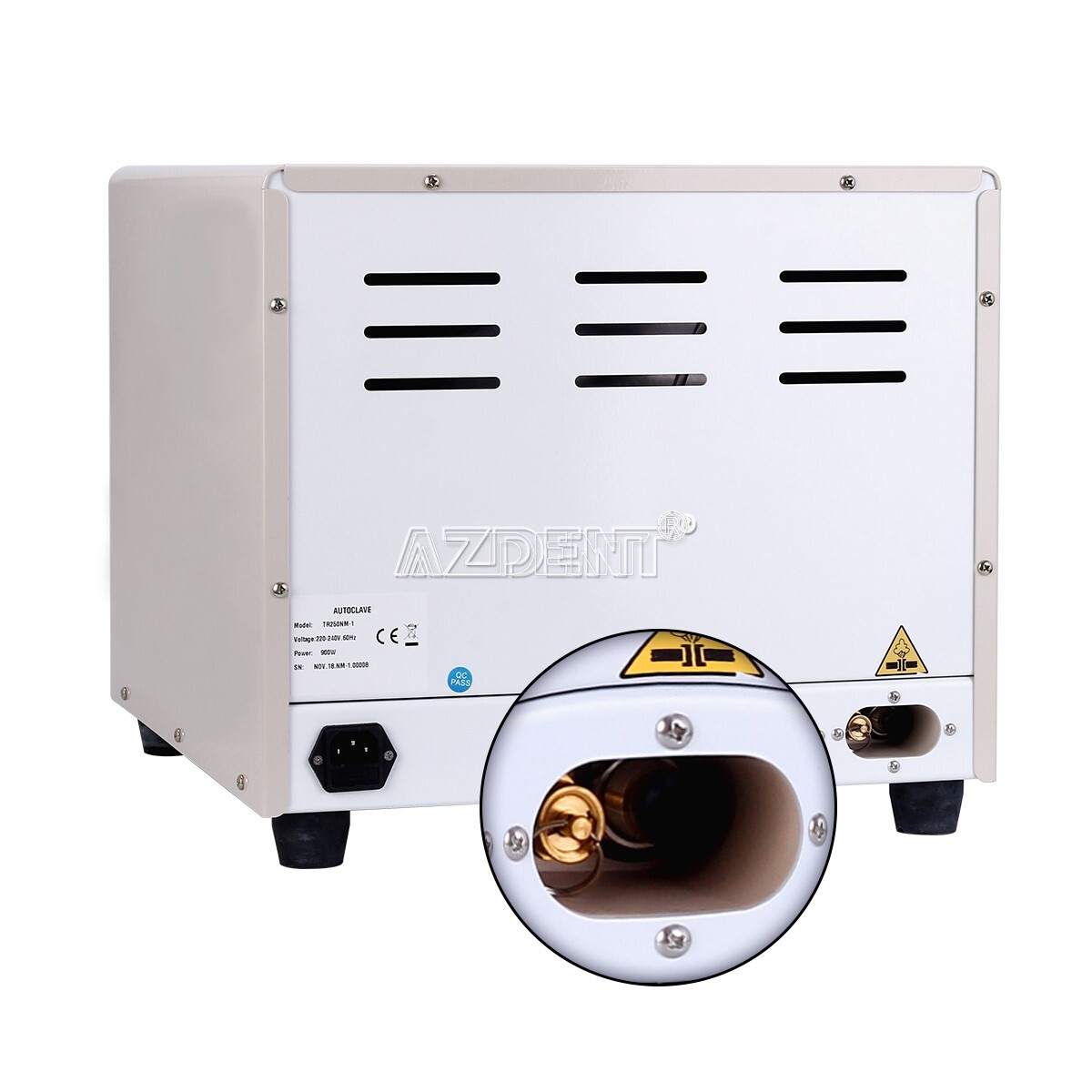 18L Dental Medical Autoclave Steam Sterilizer Heat Sterilization Automatically