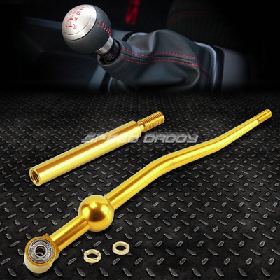 КОРОТКОХОДНЫЙ ПЕРЕКЛЮЧАТЕЛЬ ПЕРЕДАЧ С ДВОЙНЫМ ИЗГИБОМ T6061 MT GOLD + УДЛИНИТЕЛЬНЫЙ КОМПЛЕКТ 3,75 ДЛЯ EK EG DB DC