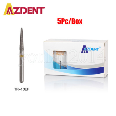 AZDENT Dental Diamond Burs High Speed Handpiece Friction Grip 5/Pc/100Pc/200Pc