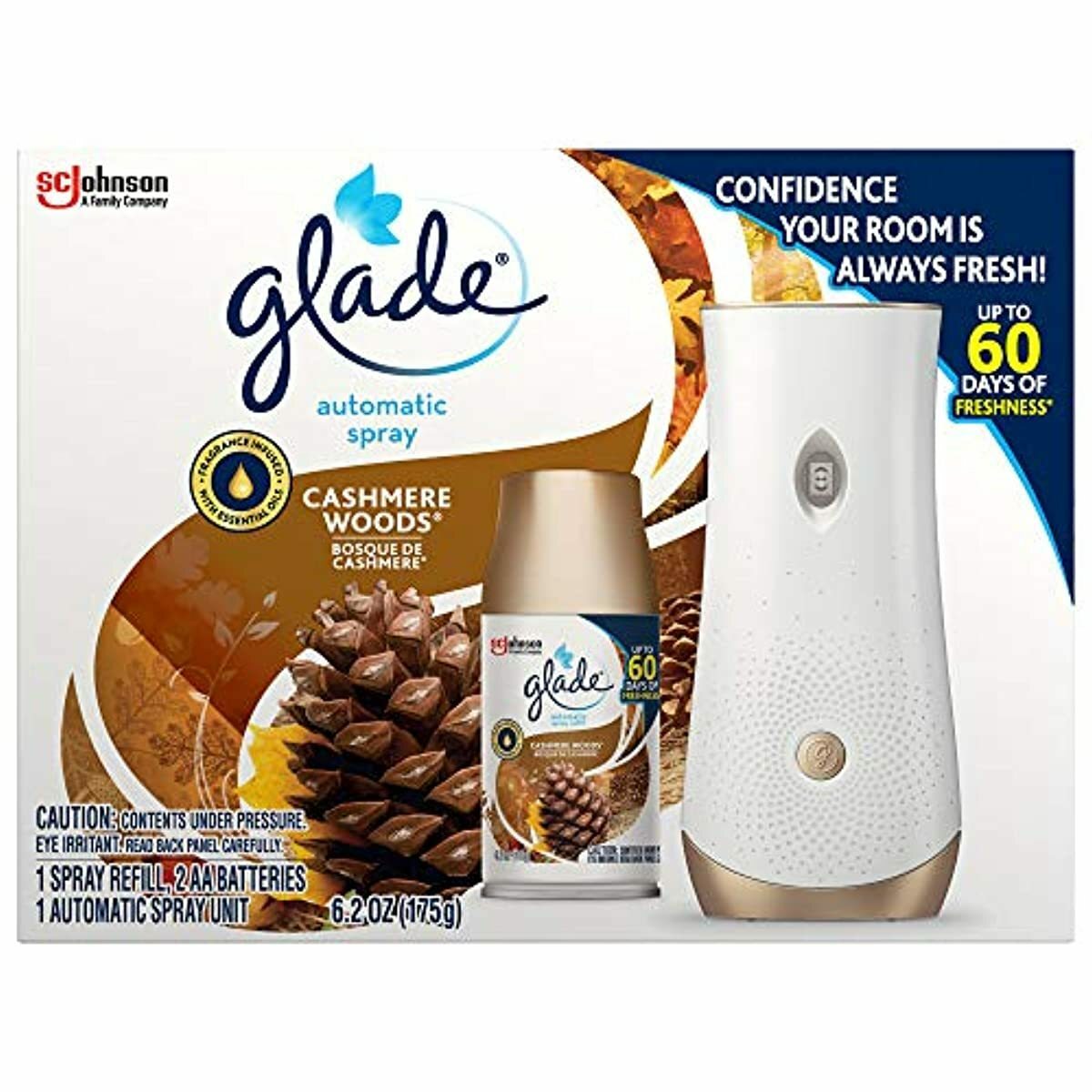 Glade Automatic Spray Refill and Holder Kit, Air Freshener for Home and