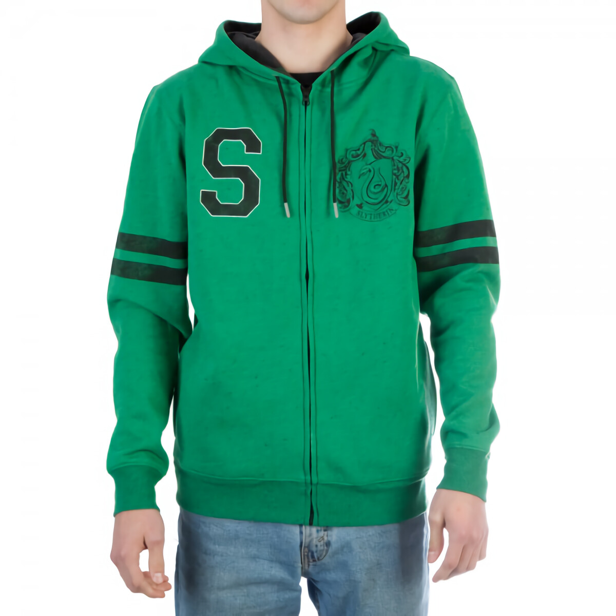 slytherin zip up hoodie
