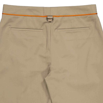 BURBERRY BURBERRY LADIES SILK TRIM CROPPED COTTON CHINOS