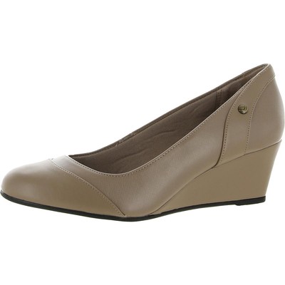 

Женские туфли на танкетке LifeStride Dreams Taupe с круглым носком 10 Medium (B, M) BHFO 8193, Stone heirloom