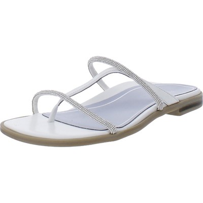 

Женские белые кожаные шлепанцы Vionic Prism 9 Medium (B,M) BHFO 2659, White leather
