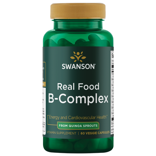 Swanson Real Food B-Complex 60 растительных капсул