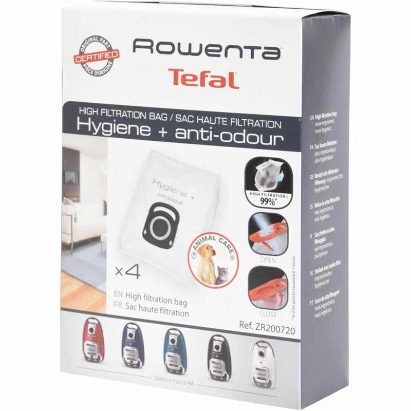 Sac Aspirateur Rowenta Zr200720 HygiÃ¨Ne + Anti Odour