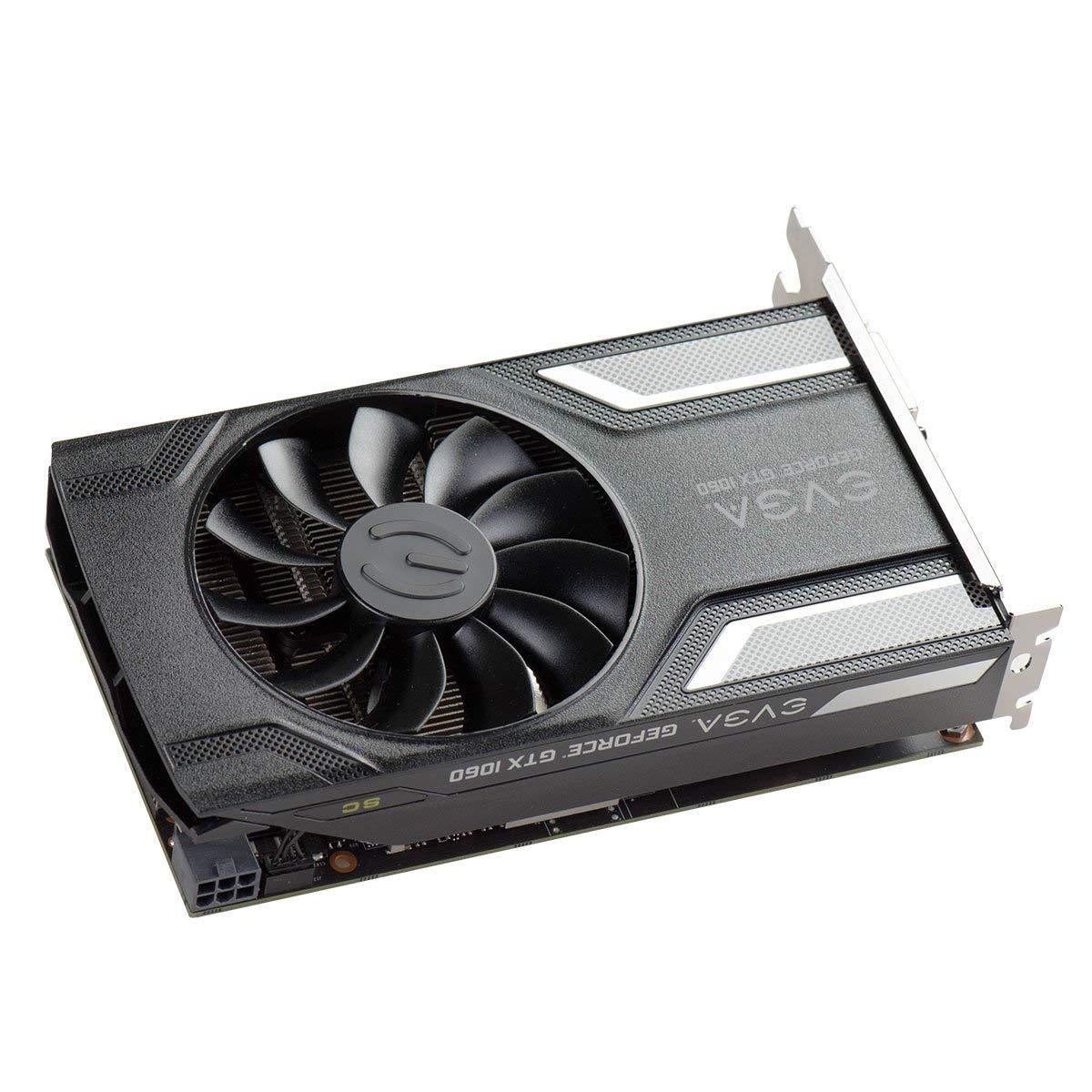 EVGA GeForce GTX 1060 SC GAMING 6GB DX12 Support Single Fan 06G-P4-6163-KR