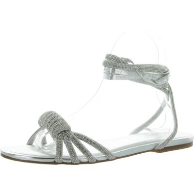 INC Womens Holiston Slip On Strappy Dressy Strappy Sandals BHFO 8648