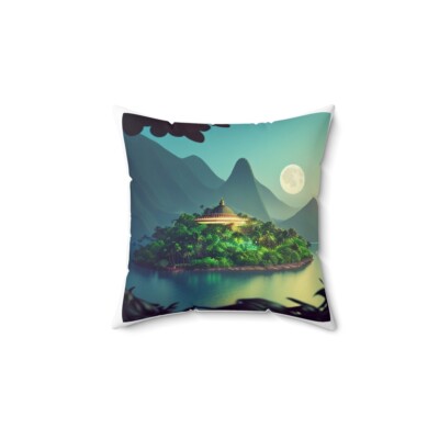 Spun Polyester Square Pillow