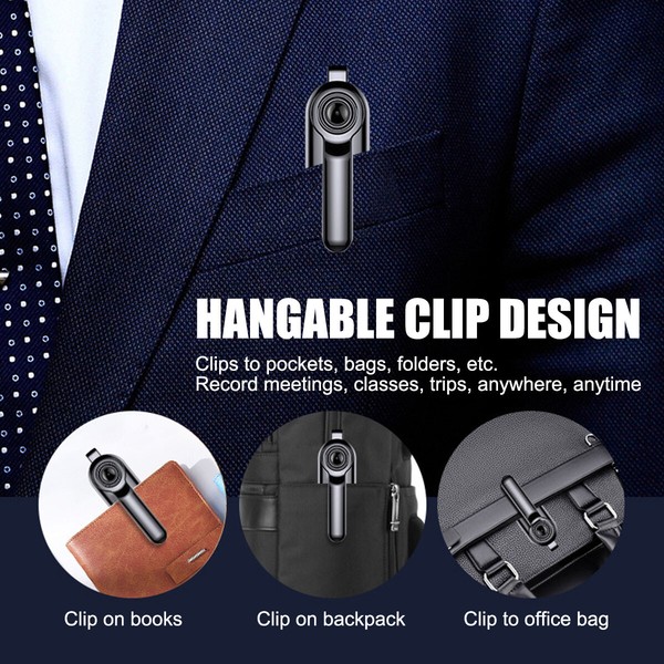 Mini Wearable Camera HD 1080P Small Video Voice Recorder Necklace Hidden Cam - Image 5