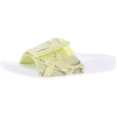 

Женские сандалии без шнуровки Vionic Keira, желтые, туфли 10, средние (B,M) BHFO 3266, Ctrn syn snk