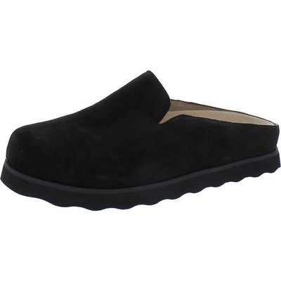 Vince Womens Carmel Clog Black Faux Suede Mules Shoes 5.5 Medium (B,M) BHFO 6826