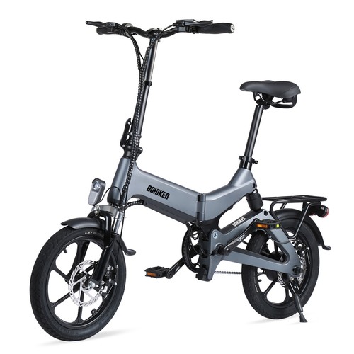 16 Zoll Mountainbike Elektrofahrrad Klapprad Falten EBike 250W LCD 36v Pedelec