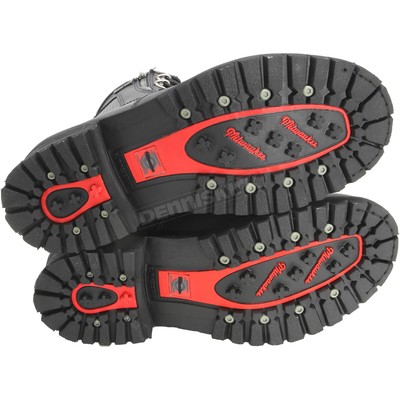 Milwaukee Motorcycle Clothing Mens Trooper Leather Boots - EE Width - MB41637