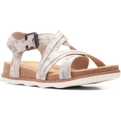

Женские туфли Clarks Brynn Ave Beige с ремешком на щиколотке 8.5 Medium (B,M) BHFO 2307, Sand interest