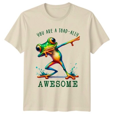 You Are A Toad-Ally Awesome Funny Frog Pun Dabbing Animal T-Shirt