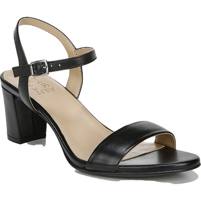 Naturalizer Womens Bristol Black Heel Sandals  Shoes 9.5 Wide (C,D,W) BHFO 0428