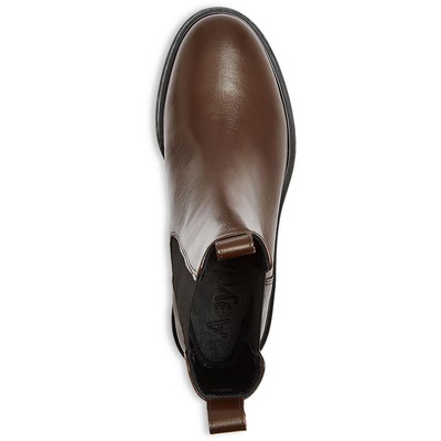 Pre-owned Aeyde Womens Jack Suede Pull On Casual Ankle Boots Shoes Bhfo 5387 In Moka