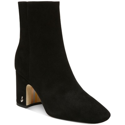 

Женские замшевые ботильоны Sam Edelman желтого цвета, размер 7,5, средний (B,M) BHFO 4580, Black suede