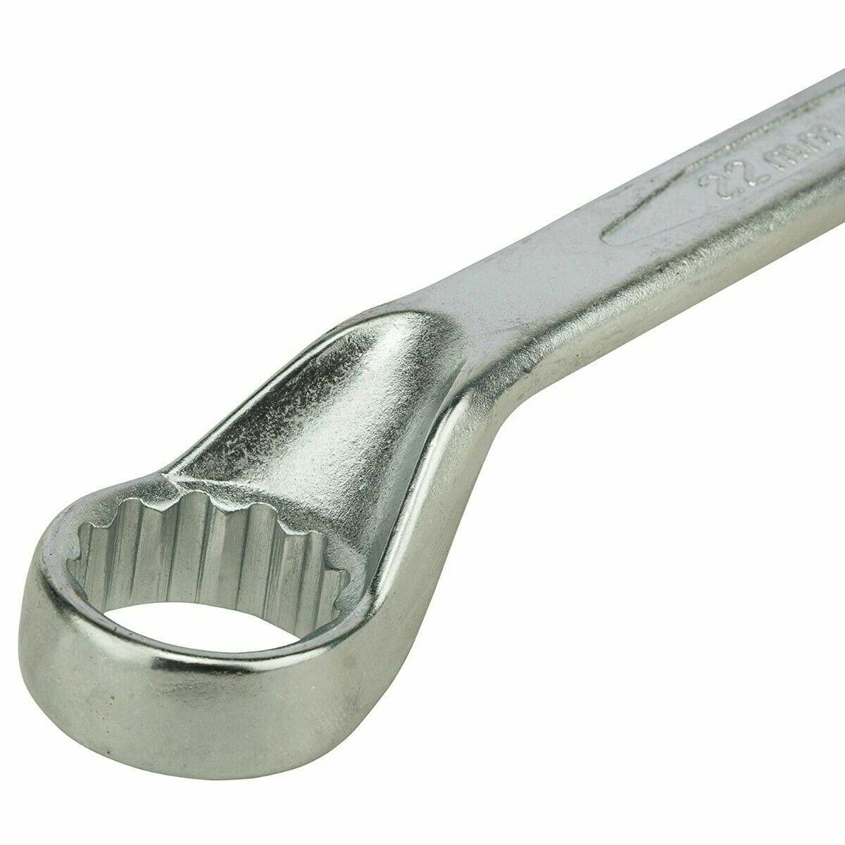 Stanley Set of 8 Shallow Offset Ring Spanners Wrenches  Sizes 6x7 To 20x22 