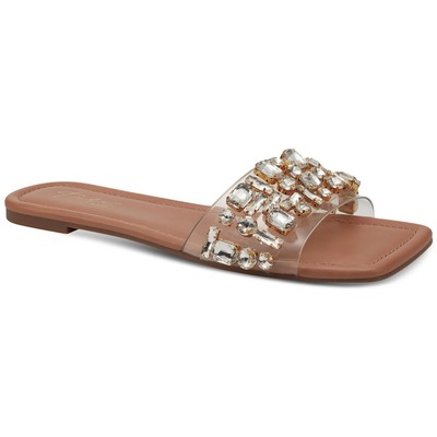 Thalia Sodi Женские сандалии jillene Flat Slides Shoes 8.5 Medium (B,M) BHFO 1156